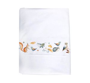 Juego de sábanas 1 plaza 200H Forest blanco