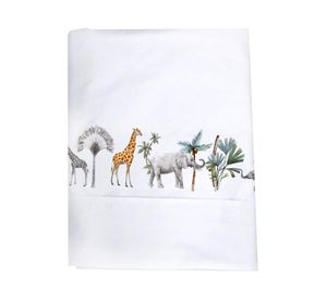 Juego sábanas cuna 200 hilos África diseño