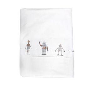 Juego de sábanas transición 200H Robot blanco