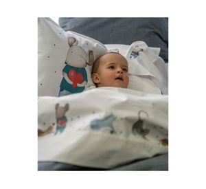 Juego de sábanas transición 200H Ratoncito blanco