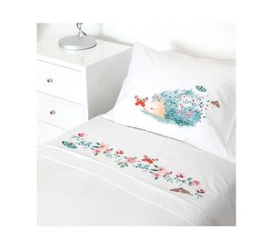 Juego de sábanas transición 200H Erizo blanco