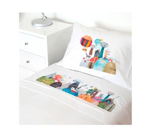 Juego de sábanas transición 200H Aventura blanco