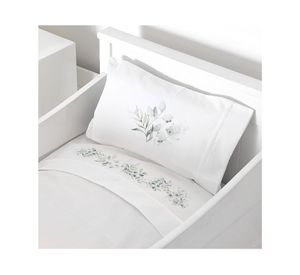 Juego sábanas cuna 200 hilos Vert diseño