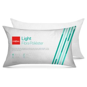 Set 2 almohadas 50x90 cm Light blanco