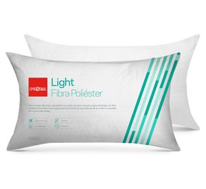 Set 2 almohadas 50x90 cm Light blanco