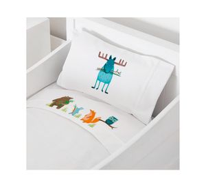 Juego sábanas cuna 200 hilos Alce diseño