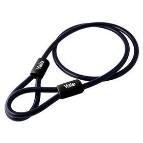 Cable de seguridad portátil bicicleta 1.2 mt negro