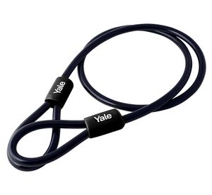 Cable de seguridad portátil bicicleta 1.2 mt negro