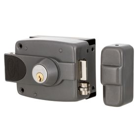 Kit cerradura eléctrica portero 3010 citófono gris