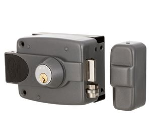 Kit cerradura eléctrica portero 3010 citófono gris