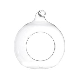 Esfera Vidrio Transparente 12x14x14 cm