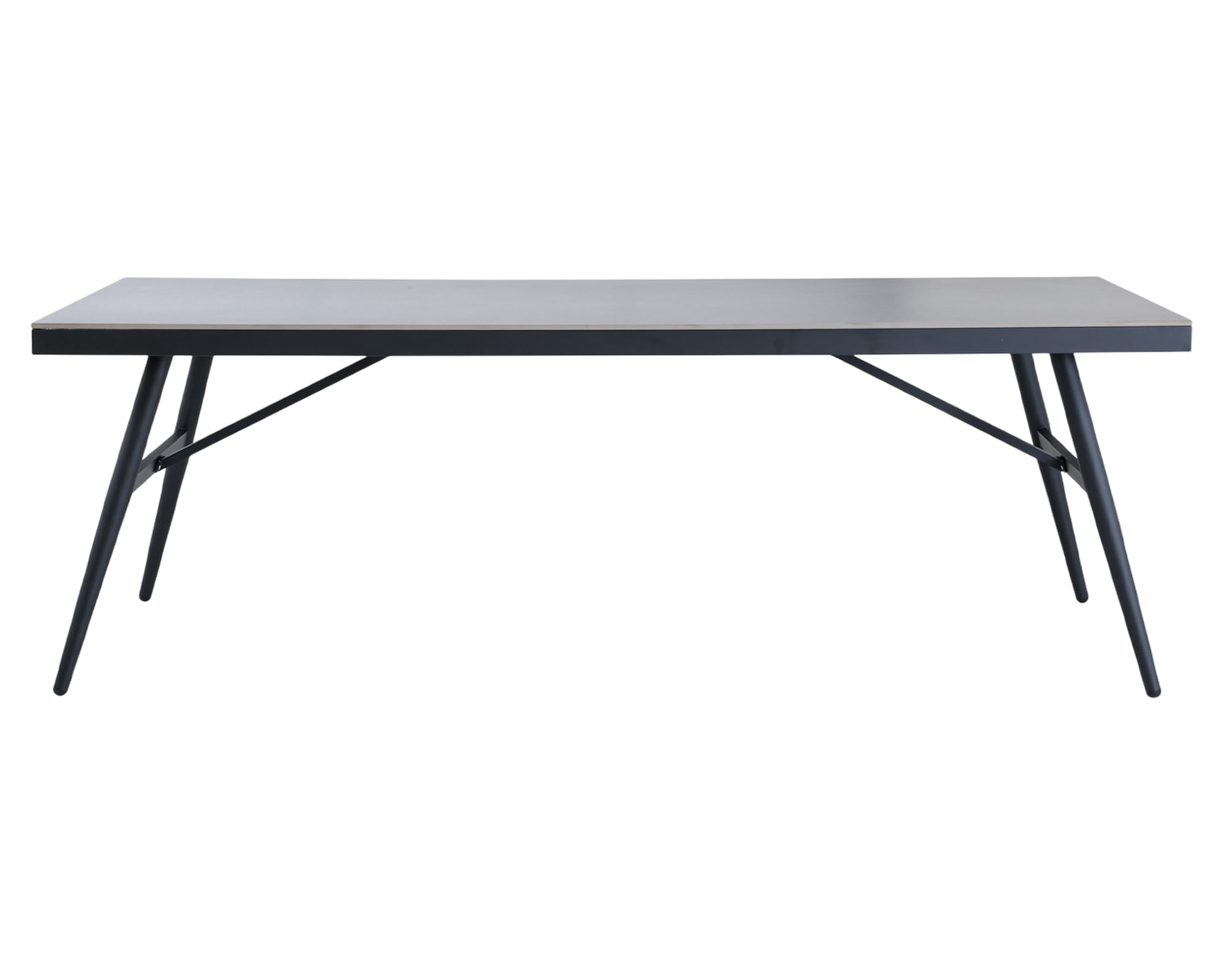 Form Design Mesa comedor Bahia negro 74x220x100 cm