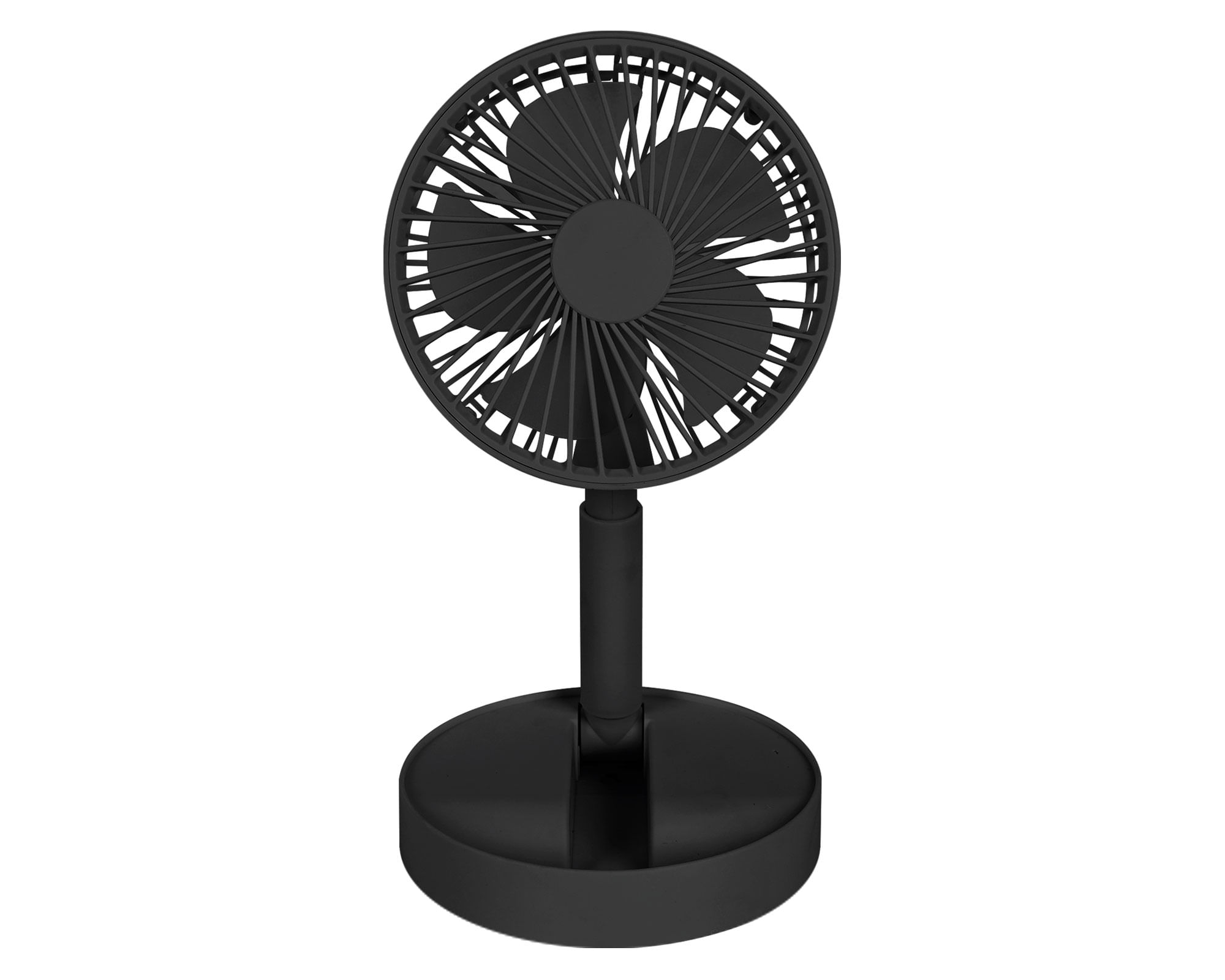 Nex Ventilador portátil plegable negro