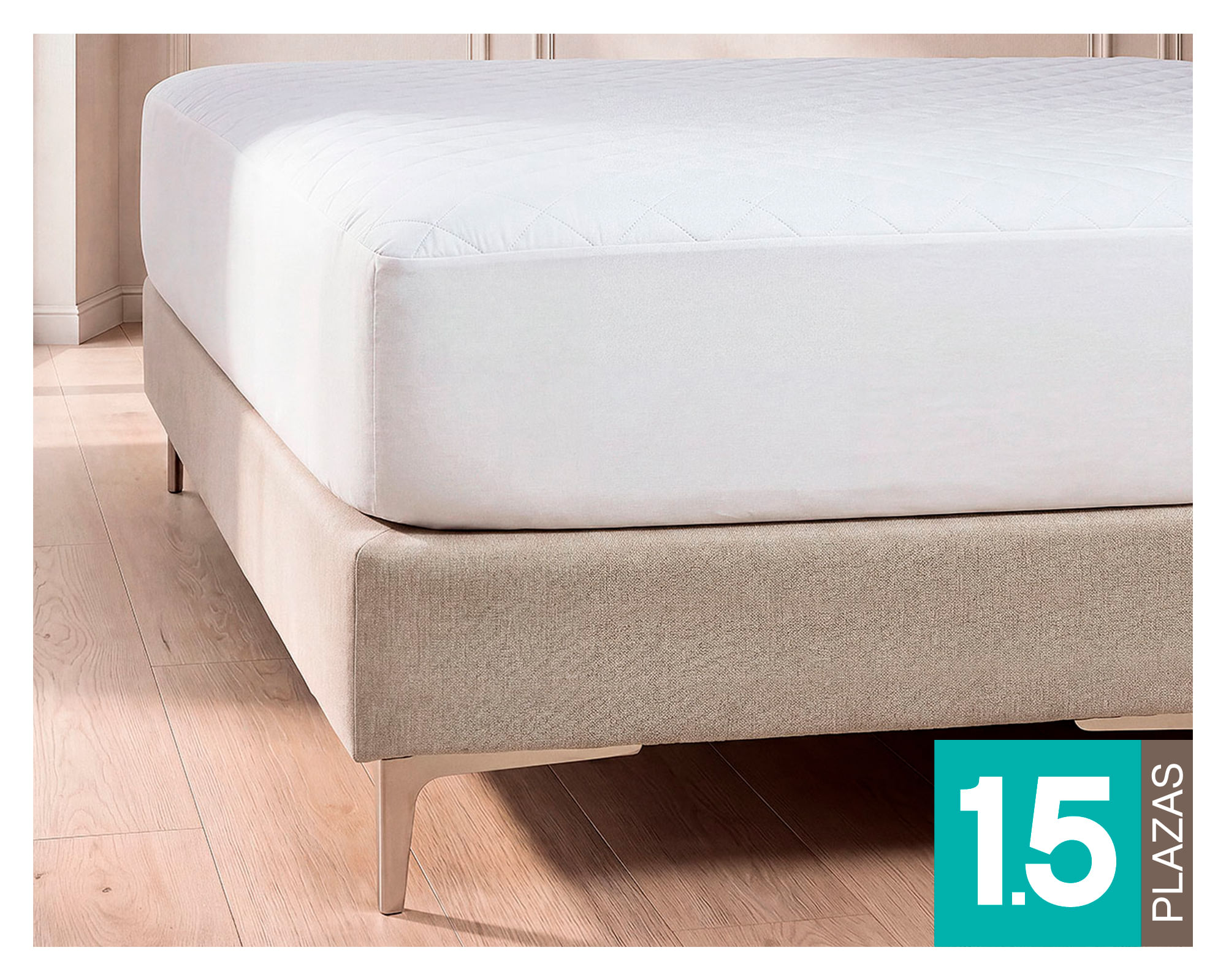Rosen Cubrecolchón Light Repelent blanco 1.5 plazas