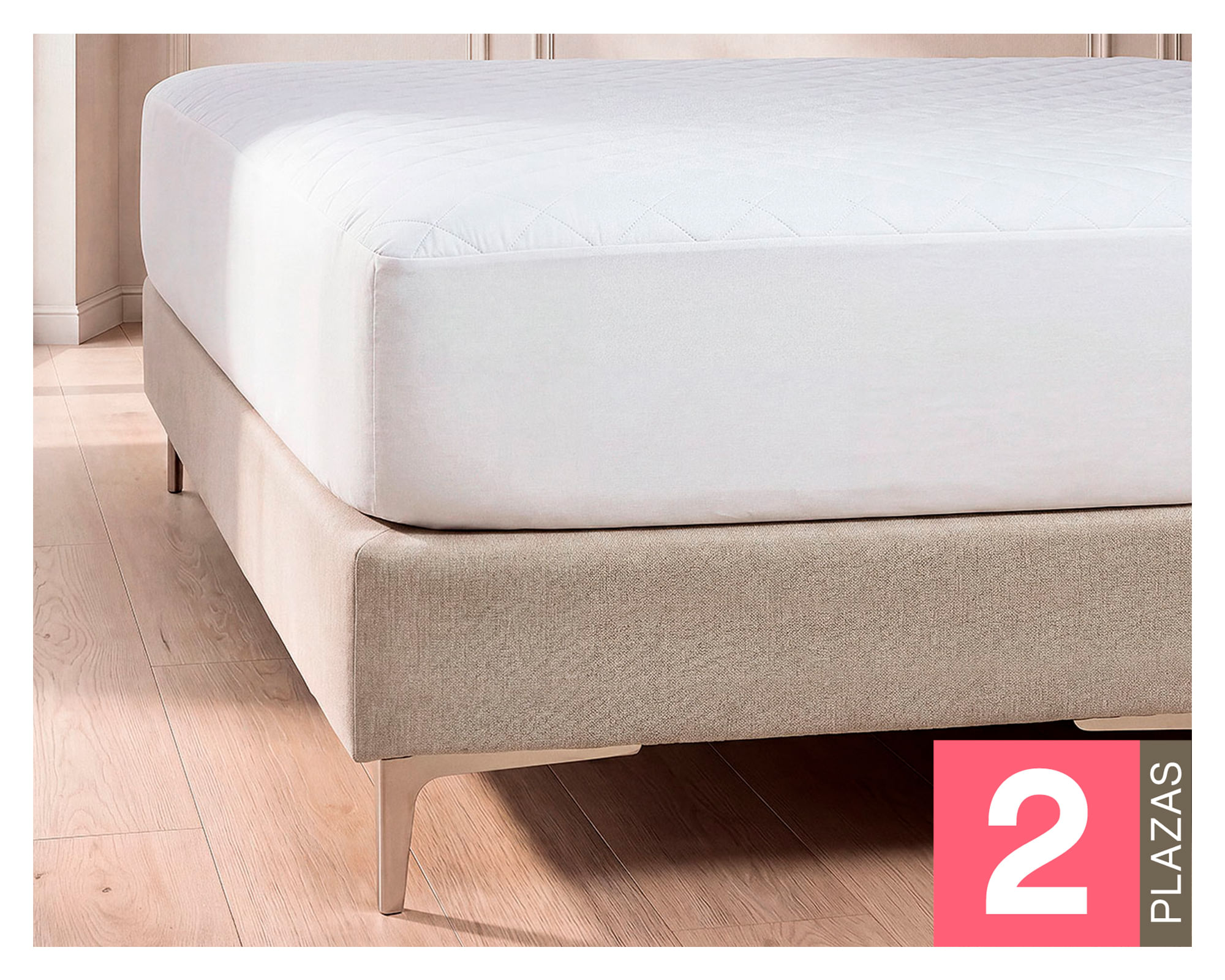 Rosen Cubrecolchón Light Repelent blanco 2 plazas