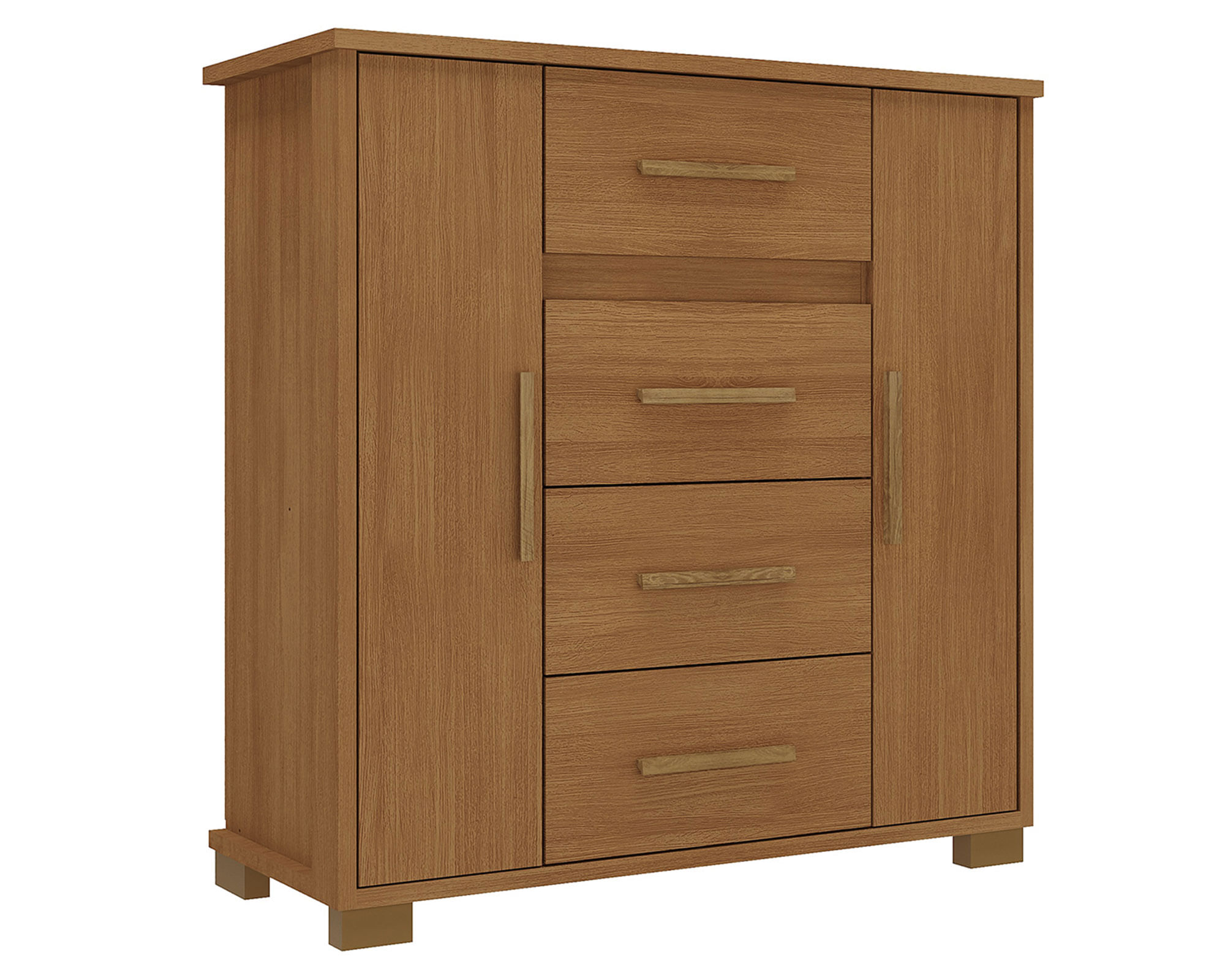 Di Poretti Design Cómoda Kyra cinamomo 2 puertas 4 cajones