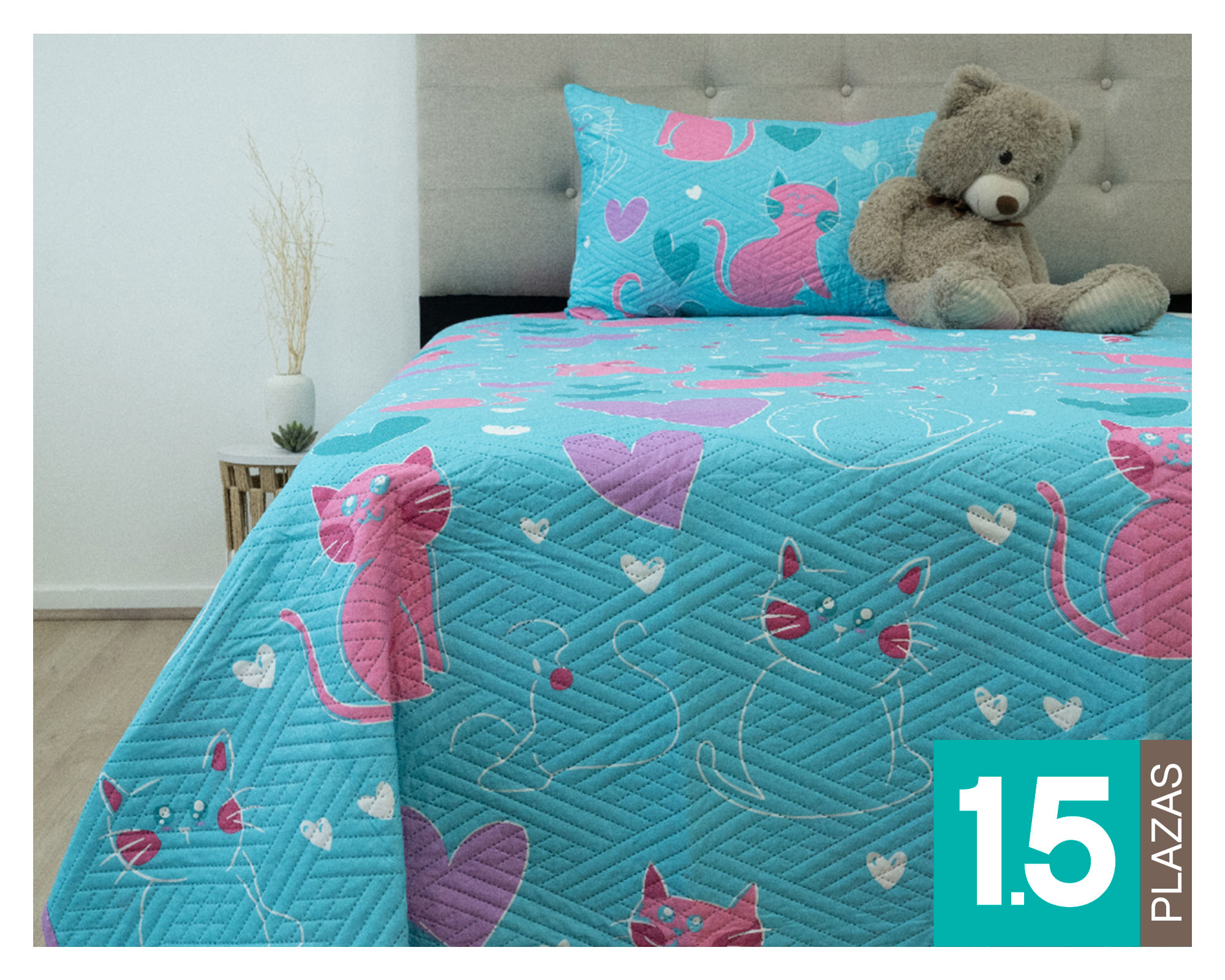Doral Quilt Infantil diseños 1.5 plazas