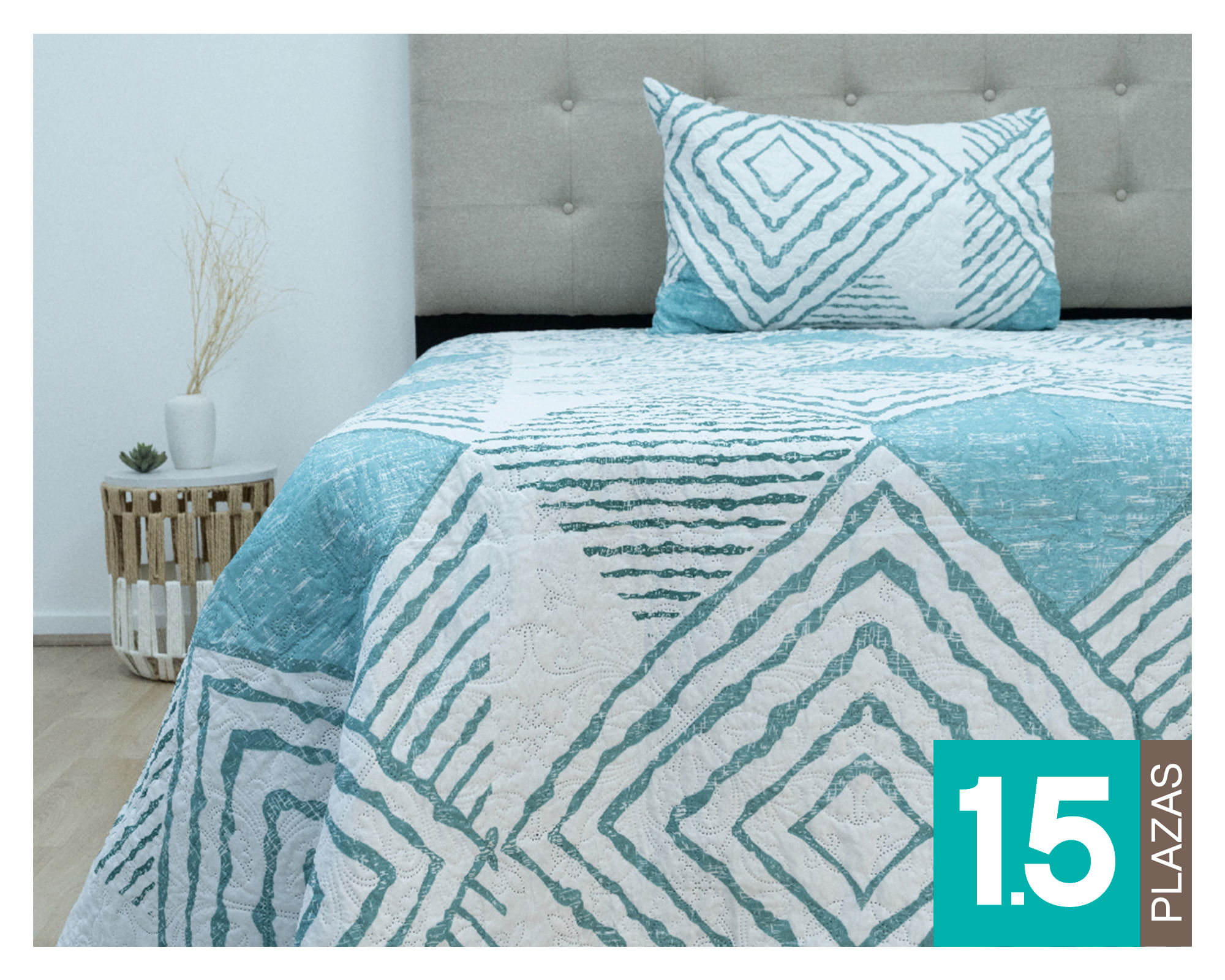 Doral Quilt Estampado diseños 1.5 plazas