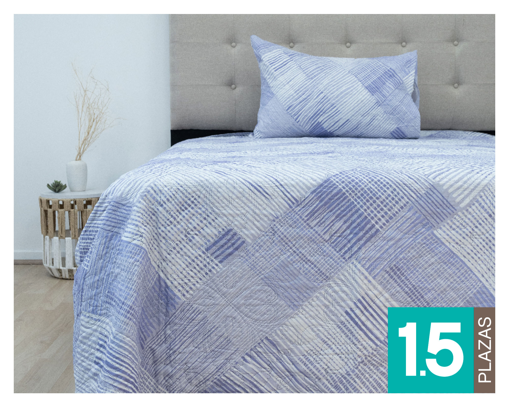 Doral Quilt Estampado diseños 1.5 plazas