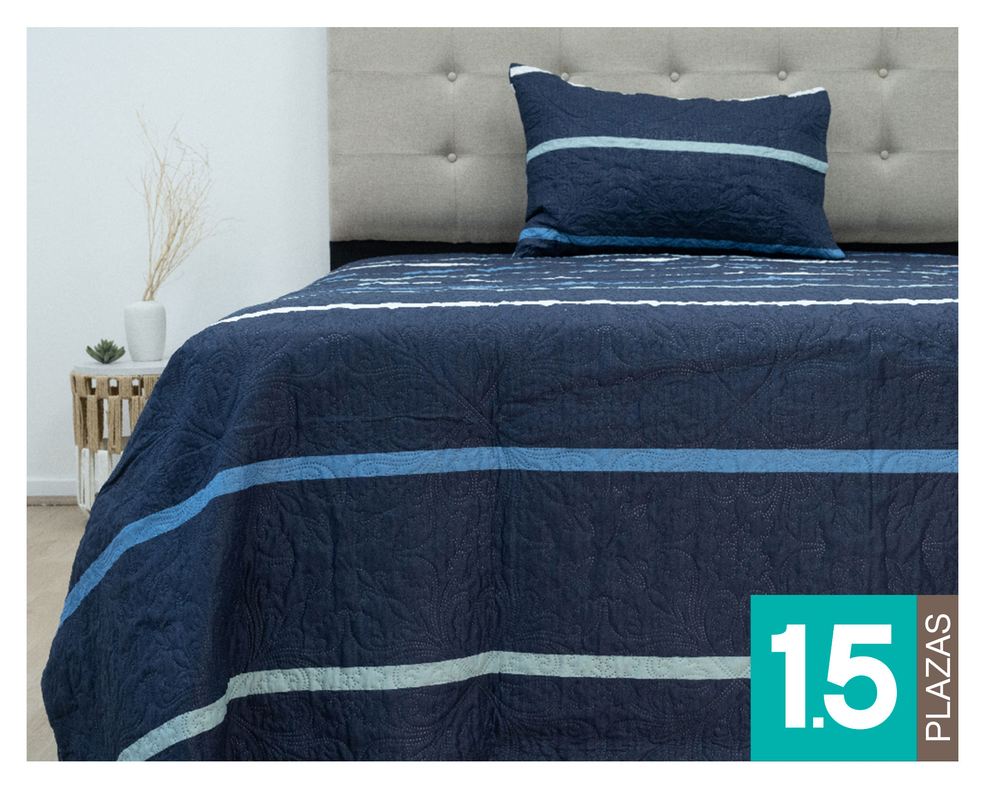 Doral Quilt Estampado diseños 1.5 plazas