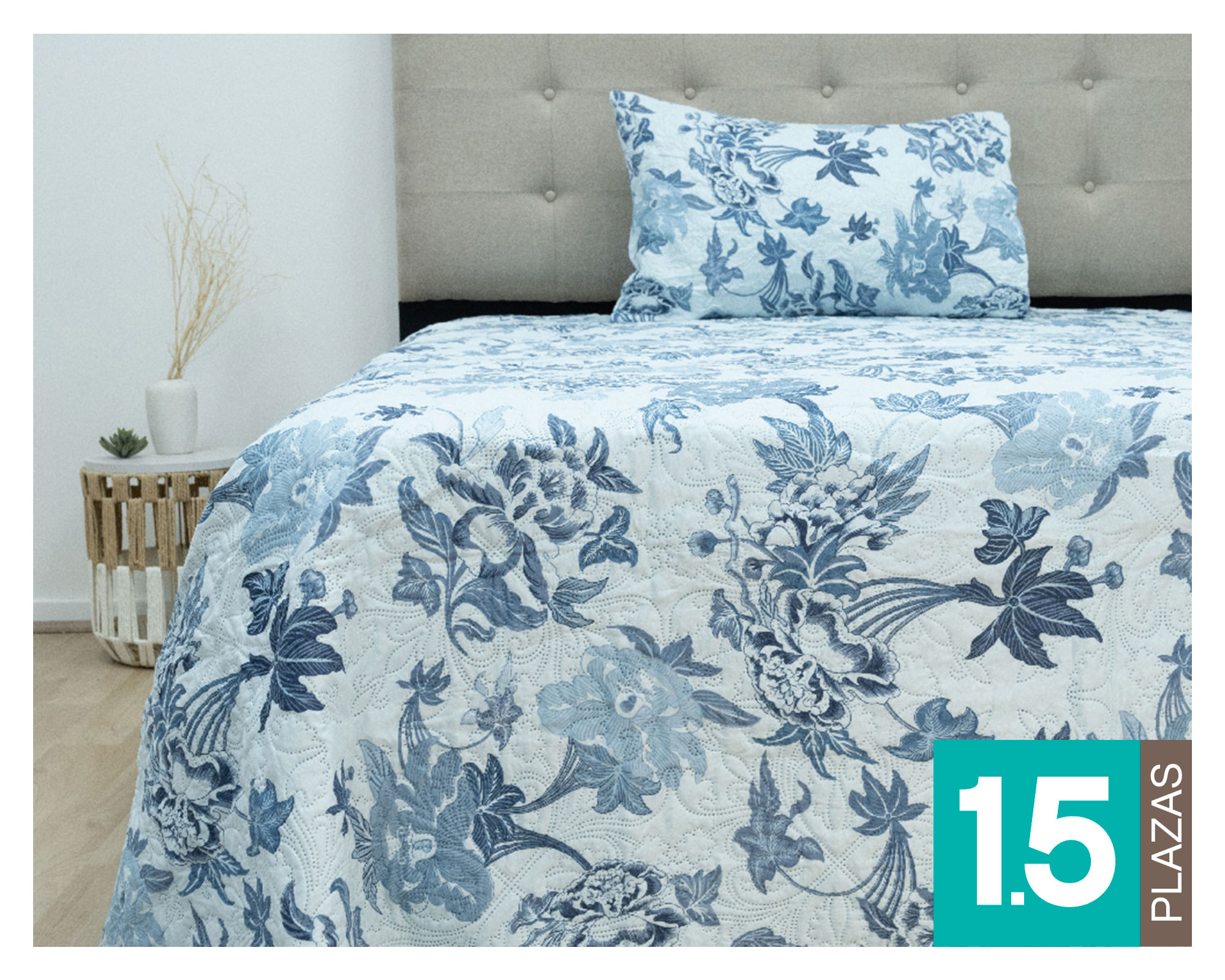 Doral Quilt Estampado diseños 1.5 plazas