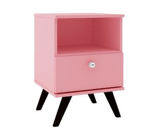 Velador 1 cajón Retro rosado