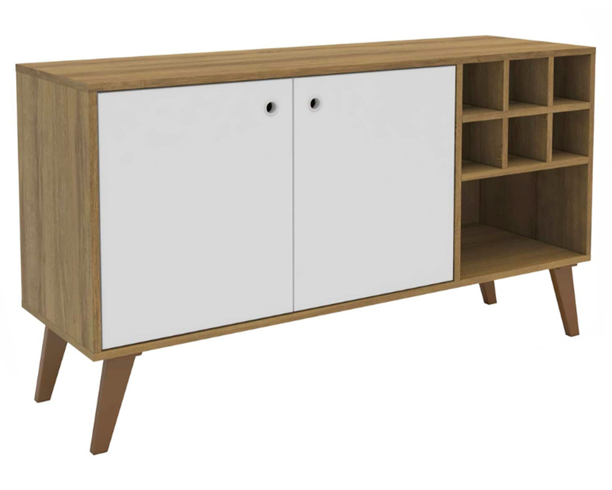 Onessta Rack TV 55" Ibiza café/blanco
