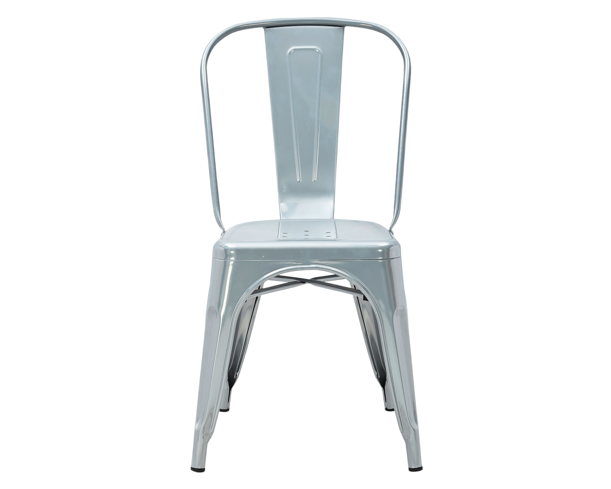 Form Design Silla Tolix réplica plata