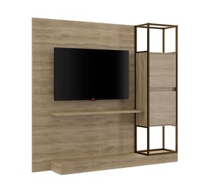 Centro entretenimiento TV 60'' Home Design noce/oro envejecido