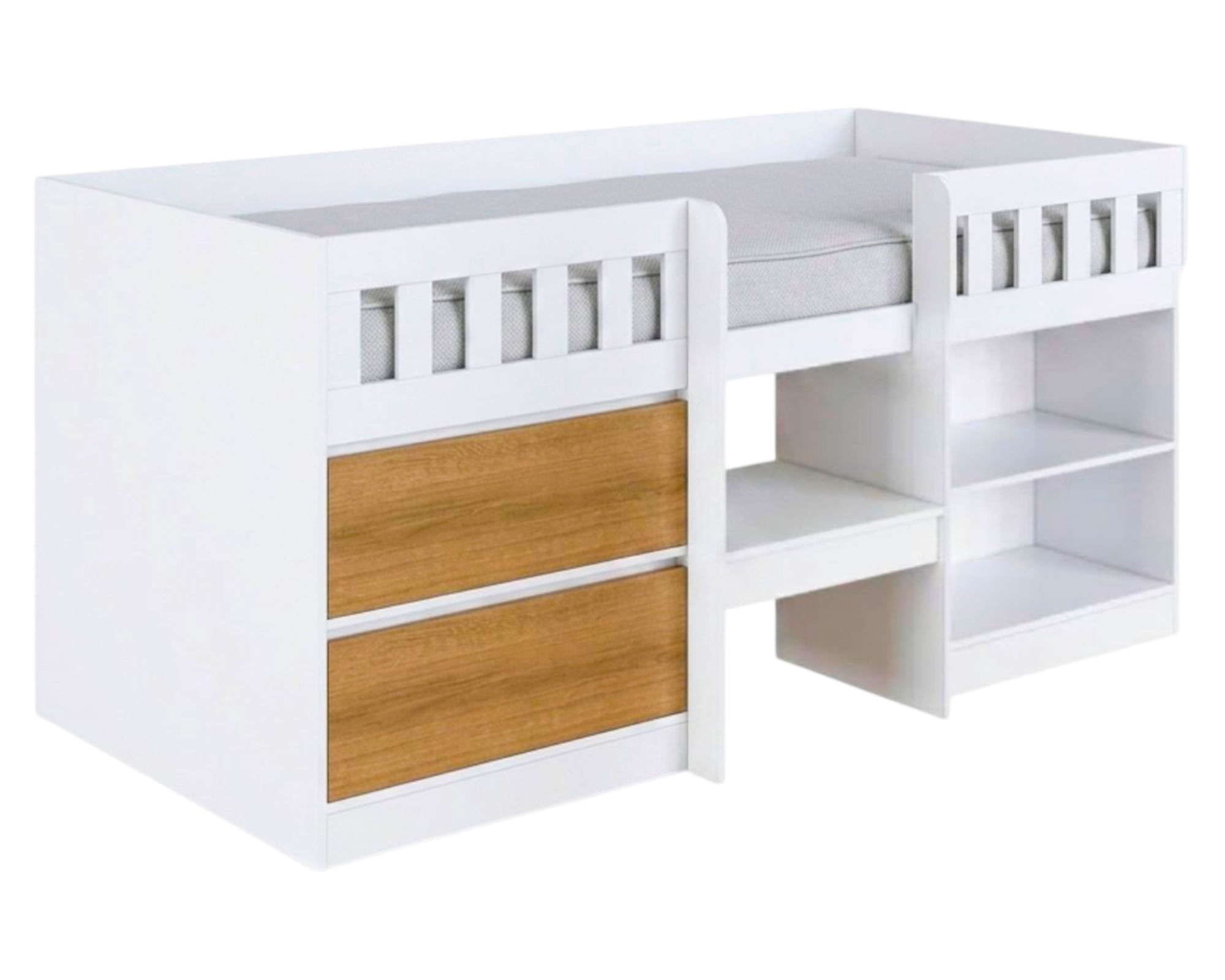 Kidscool Cama infantil funcional 1 plaza miel