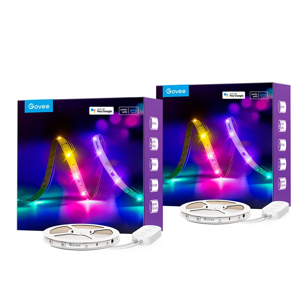 Govee Pack 2x Tira de luces LED Govee RGBIC