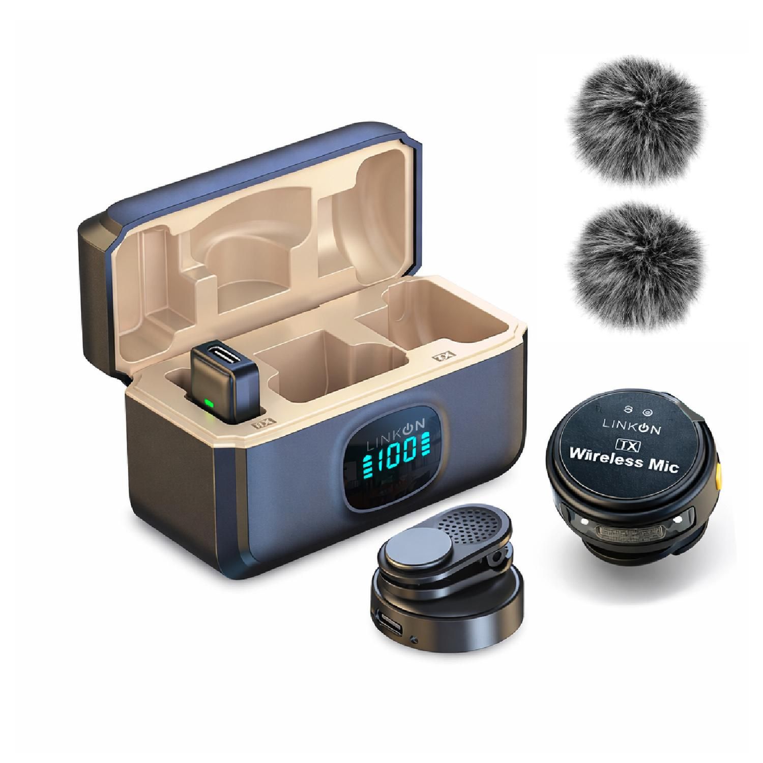 Microfono Inalambrico para Celular Linkon Solapa Lavalier x2 a $14.990