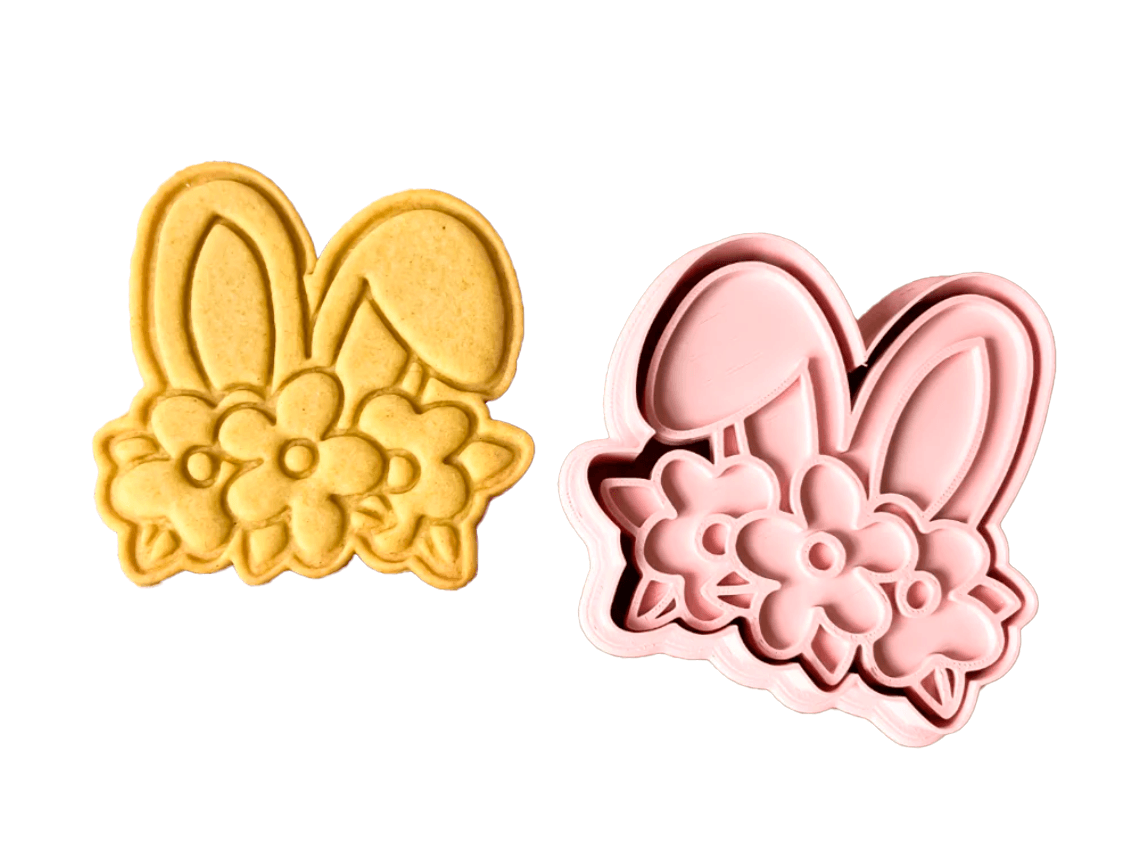 Genérico Cortador y sello de galletas - Orejas de Conejito de Pascua
