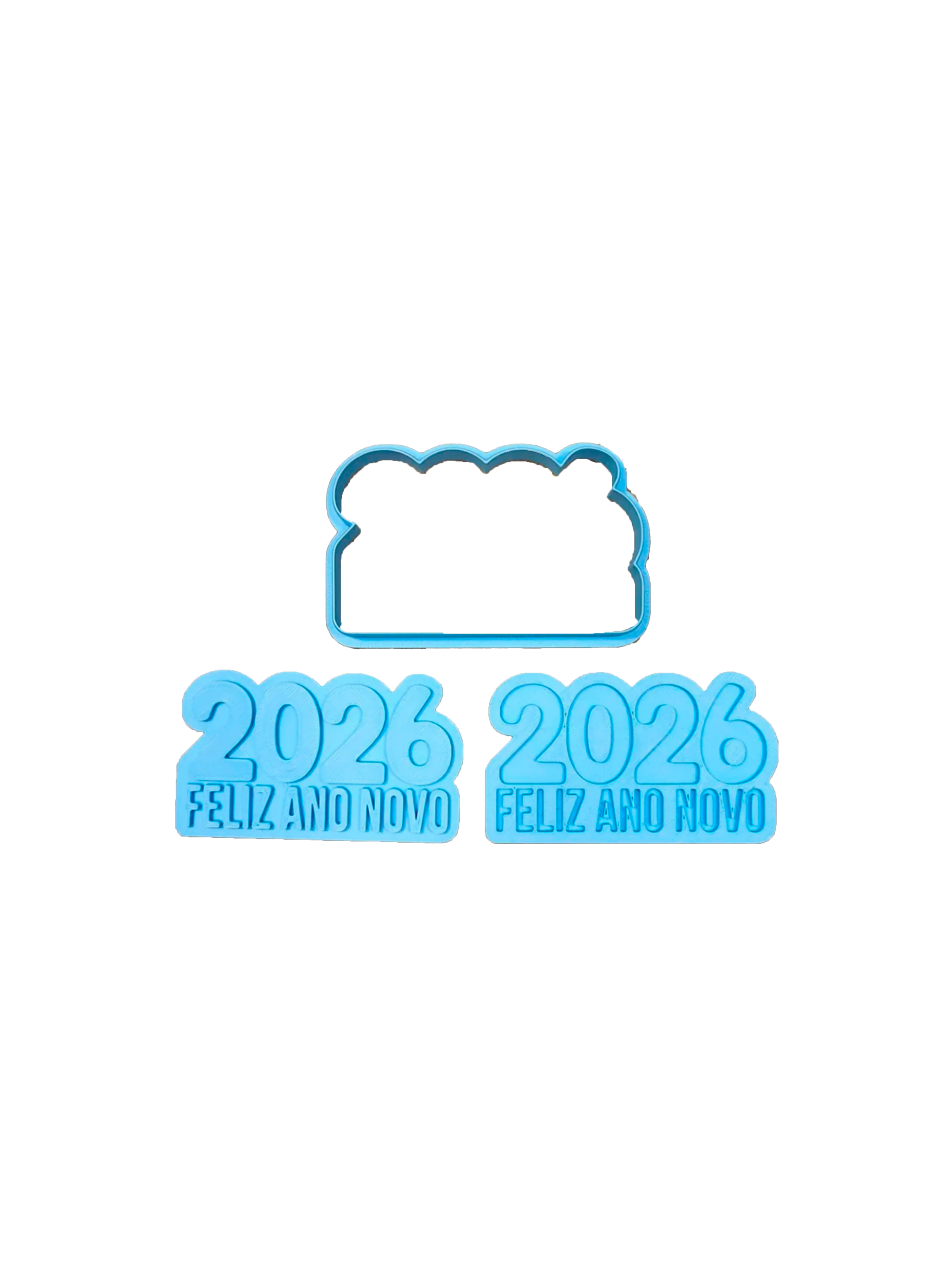 Genérico Cortador de galletas - Feliz Año Nuevo 2026