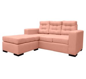 Seccional 3 cuerpos Antu chenille palo rosa