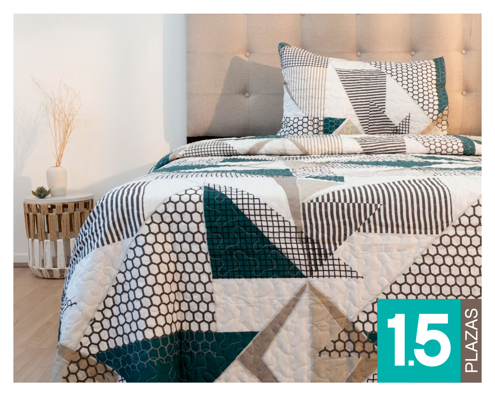 Doral Quilt Stitchy diseño aristas 1.5 plazas