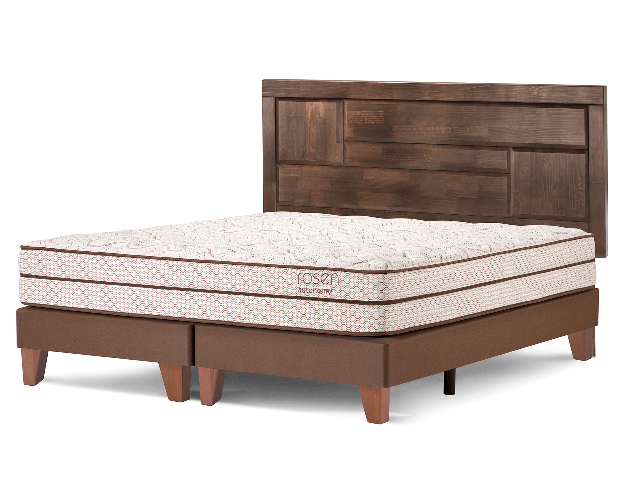 Cama europea Autonomy Land King base dividida + Respaldo Dolce