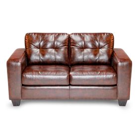 Sofá Mira chocolate bitonal oscuro Rosen