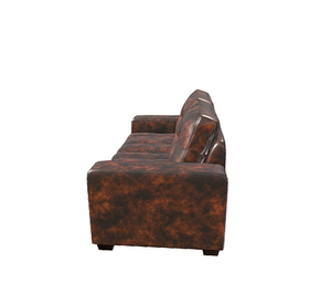 Sofá Mira chocolate bitonal oscuro Rosen