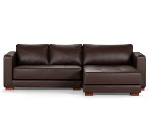 Sofá seccional Copeland derecho marrón Rosen.