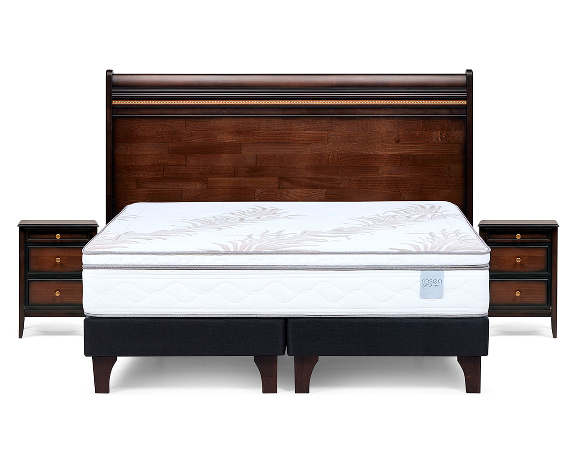 Rosen Cama europea Neo Plus súper king base dividida 200 cm + set de muebles Opera II