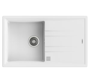 Lavaplatos Stone 50 1C1E TG blanco 20x86x51 cm