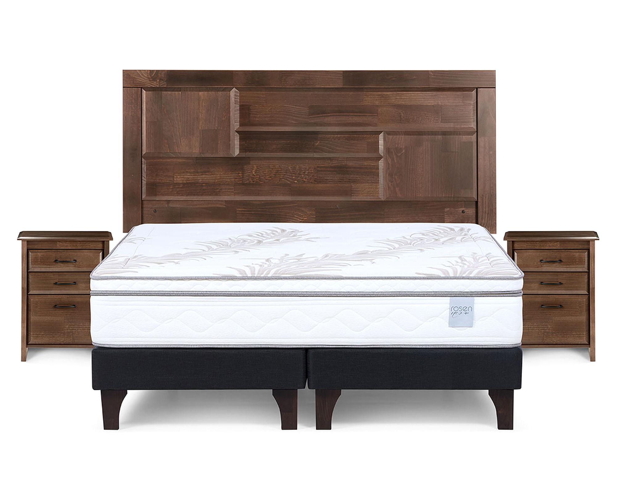 Rosen Cama europea Neo Plus king base dividida 180 cm + set de muebles Dolce