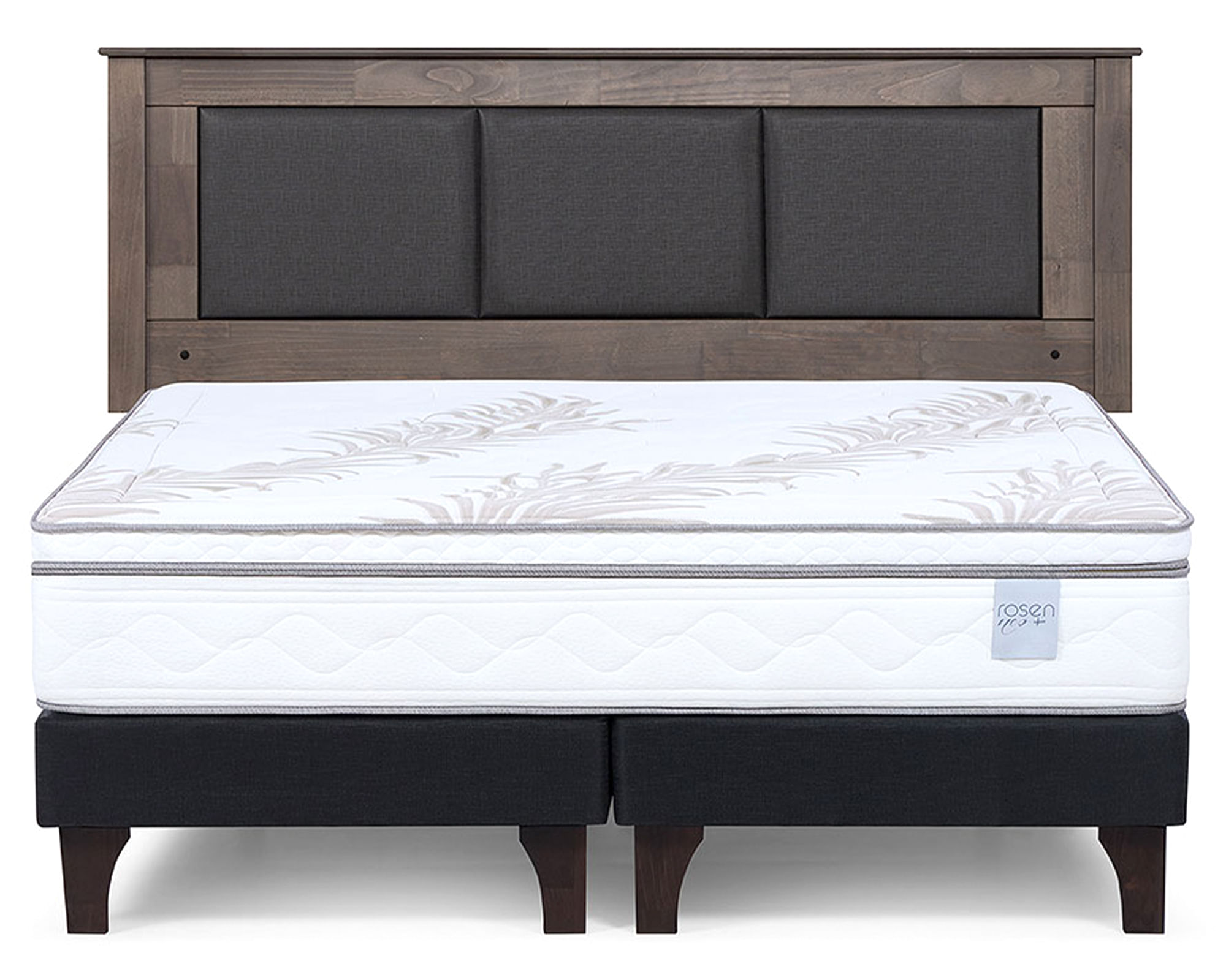 Rosen Cama europea Neo Plus king base dividida + respaldo Rachel