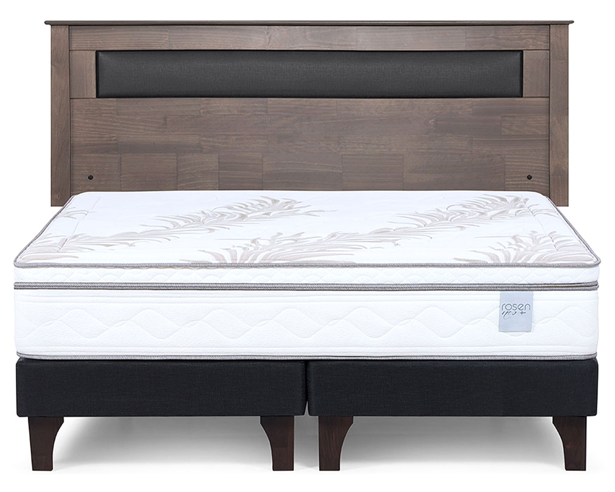 Rosen Cama europea Neo Plus king base dividida + respaldo Ferrara