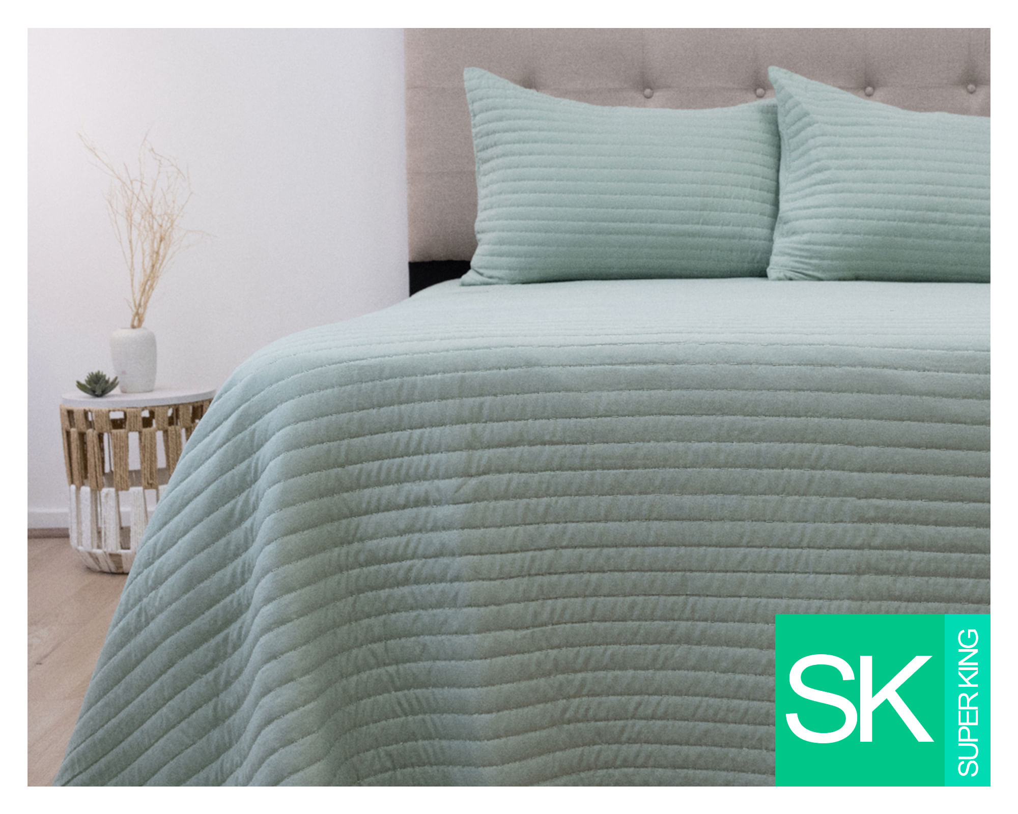Doral Quilt Marne lúmina verde súper king