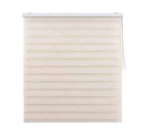 Cortina roller Dúo con cenefa 180x250 cm beige