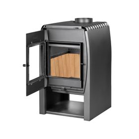 Estufa a leña 12000 Kcal/h Nordic 450 grafito Amesti