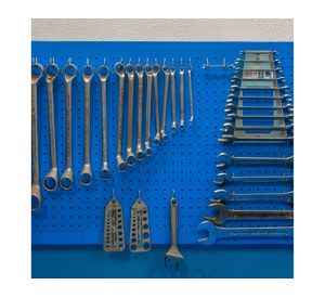 Panel perforado 90x40x4 cm azul