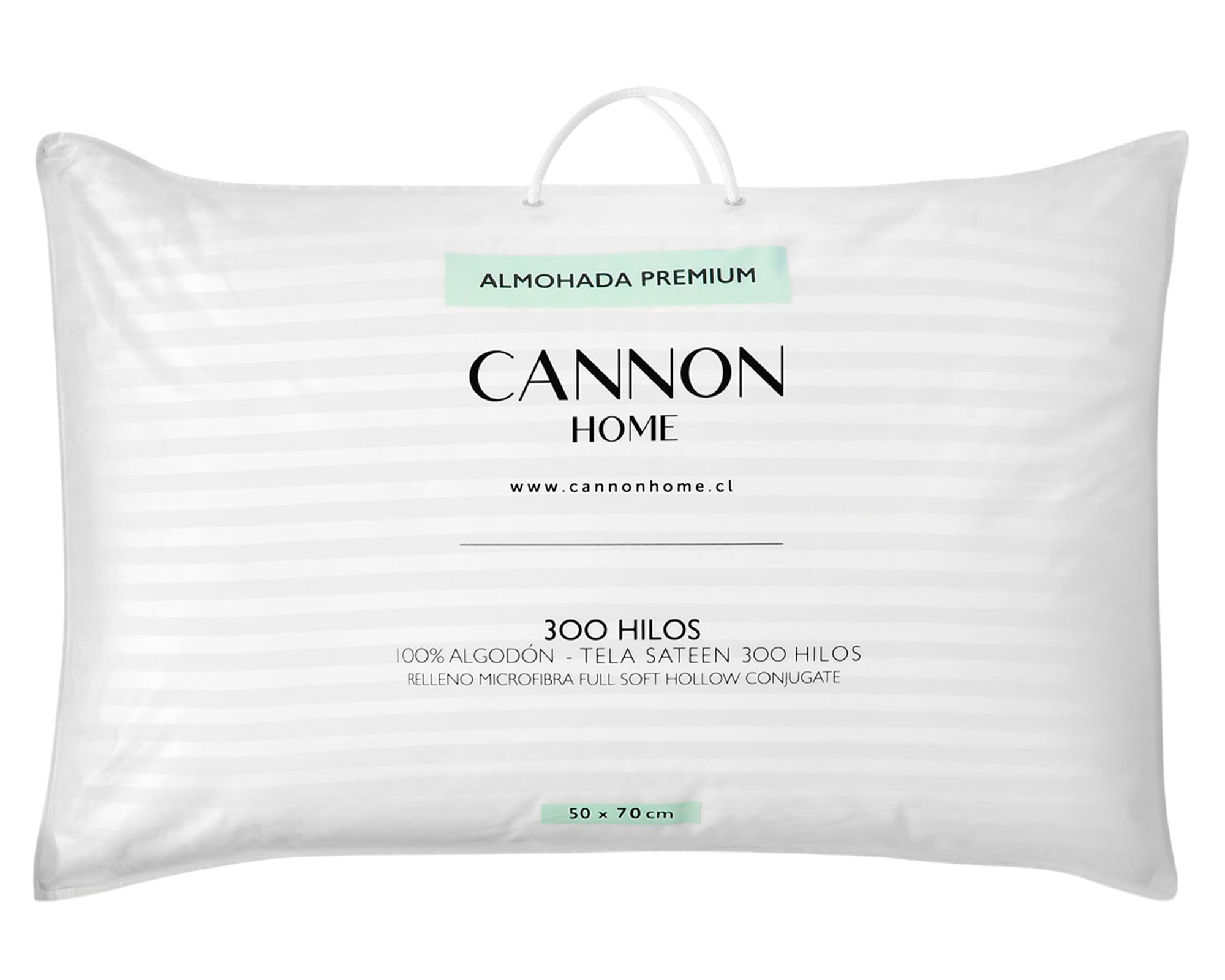 Cannon Almohada Microfibra blanco 50x70 cm